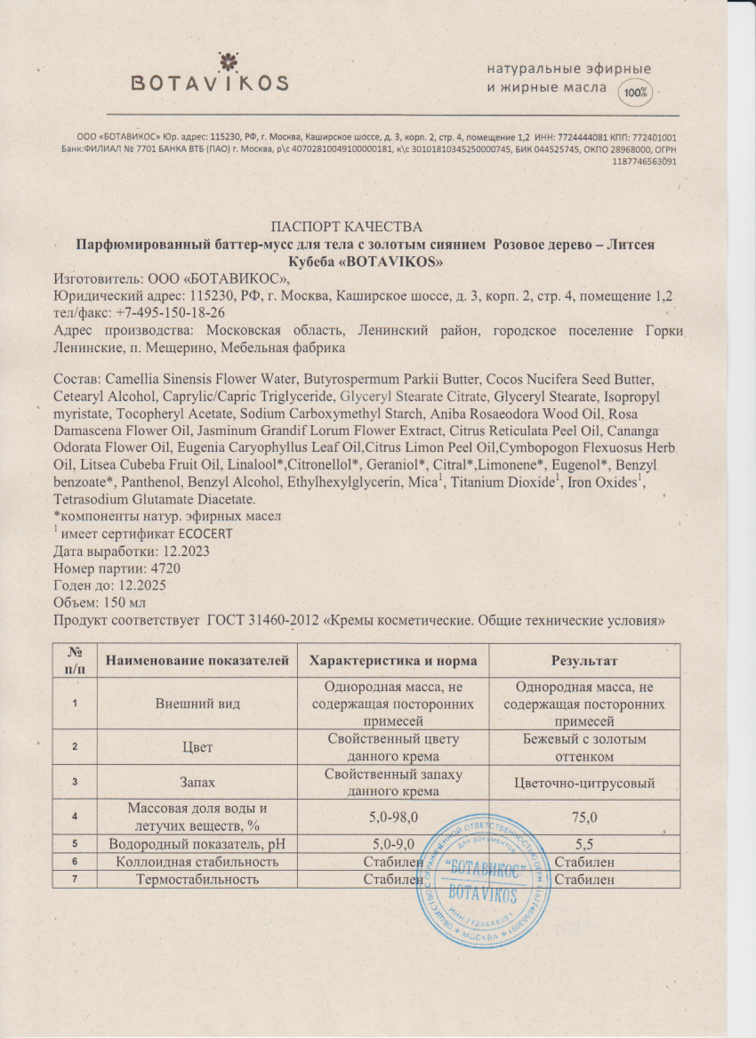 Паспорт №122023